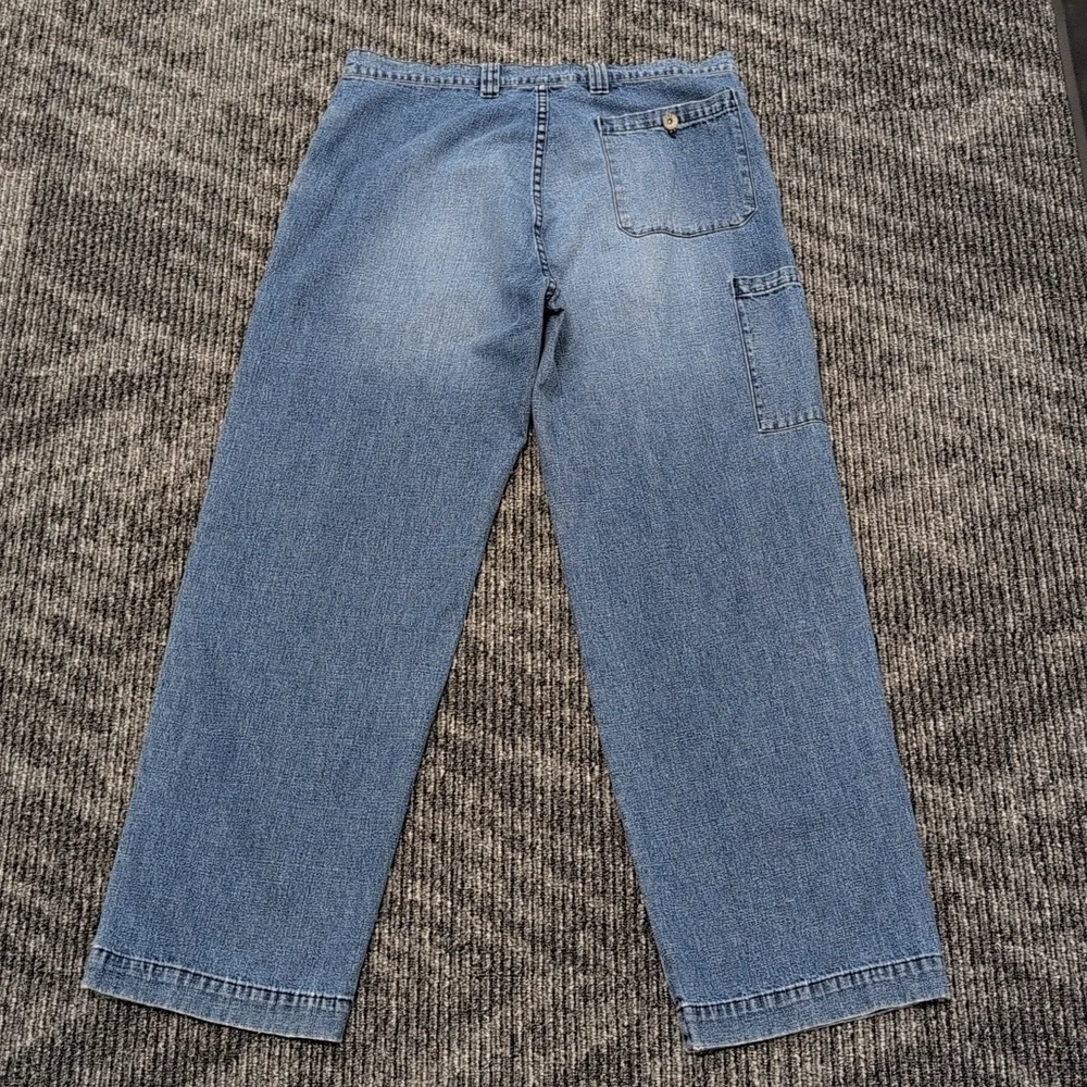 Vintage Express “Seven7” Wide-Leg Button Fly Jeans Women's 34x30